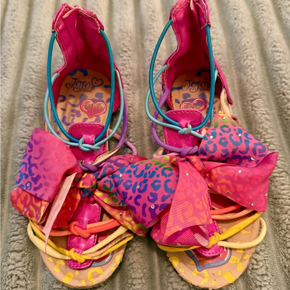 JoJo Siwa Pink and Purple Bow Sandals